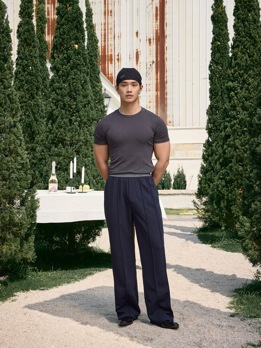MODAL SAND-WASHED SHORT-SLEEVED SHIRT