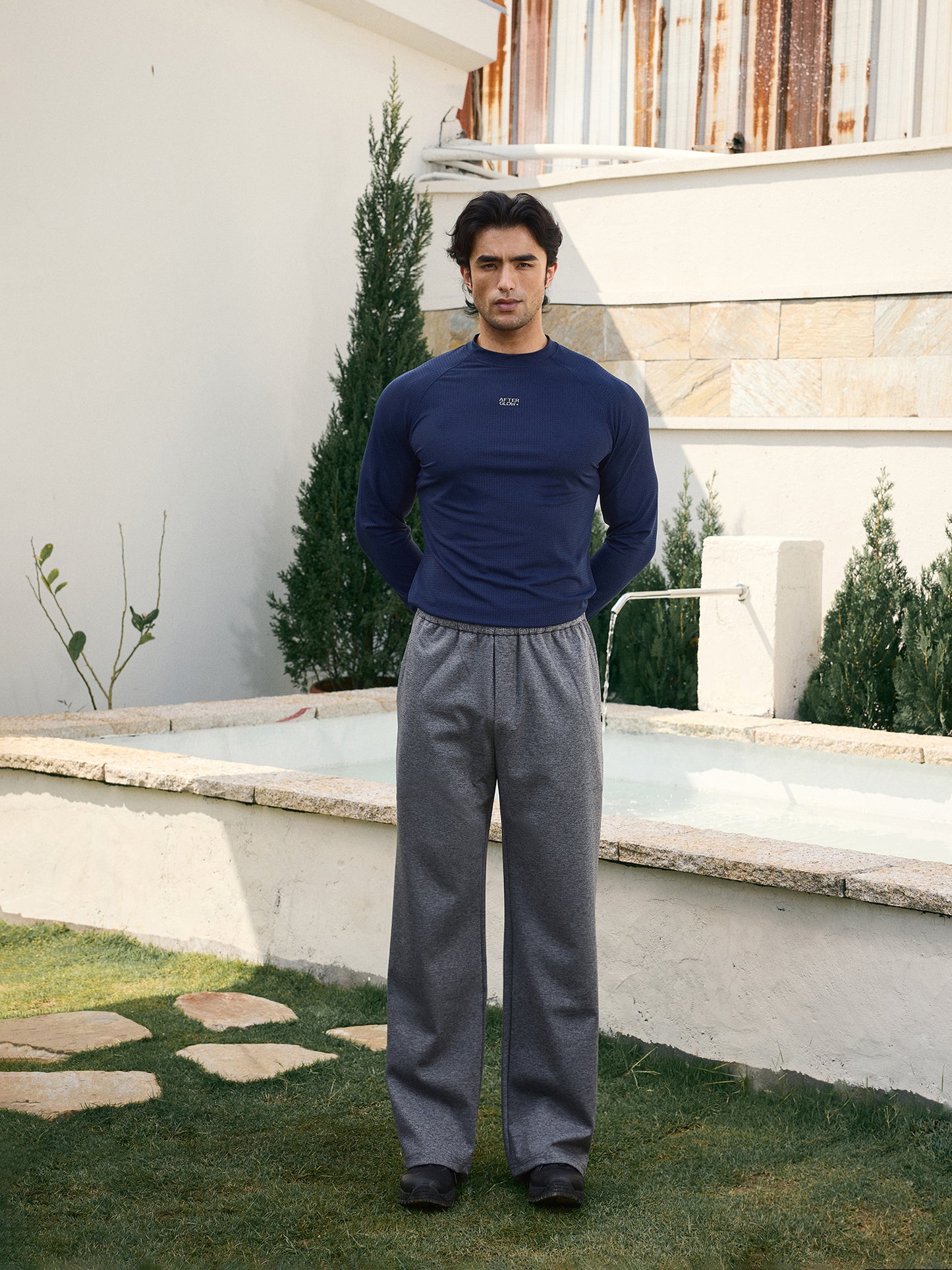 MESH SLIM FIT RAGLAN SPORT COMPRESSION TOP