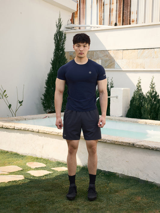 Traceless adhesive compression training suit