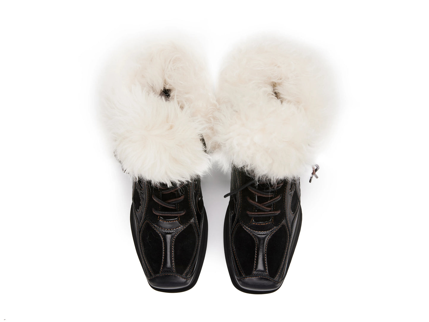 ATCROX TRIPLE S Oil-wax cowhide fur sports boots