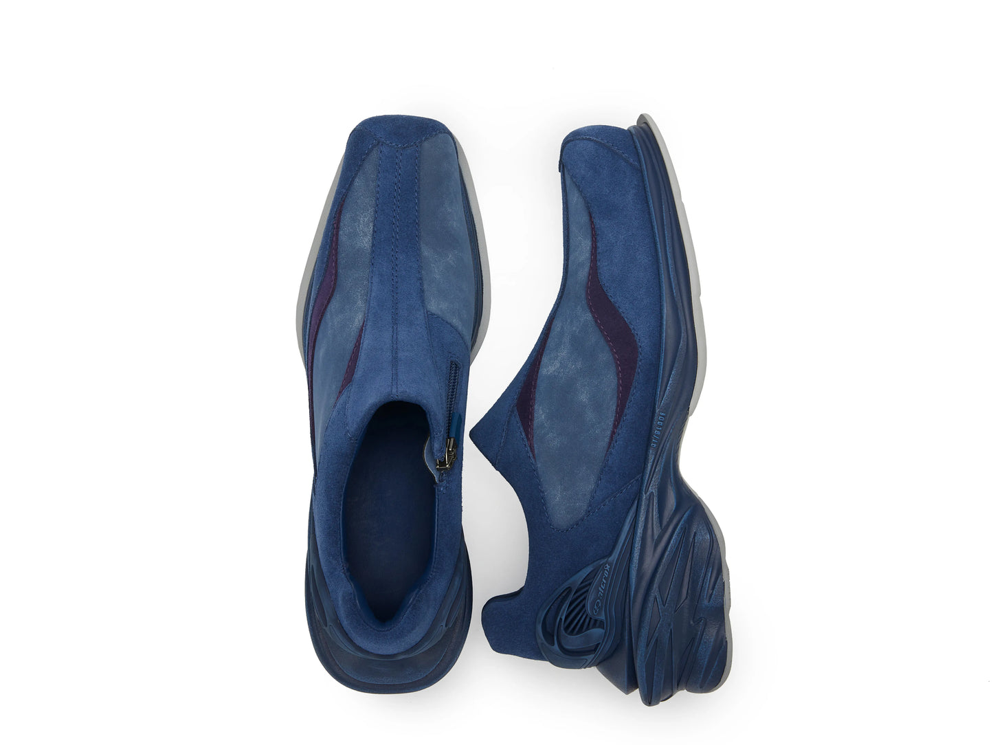 ATCROX PUMICE Hand-tie-dyed sheepskin and cowhide vintage sports shoes